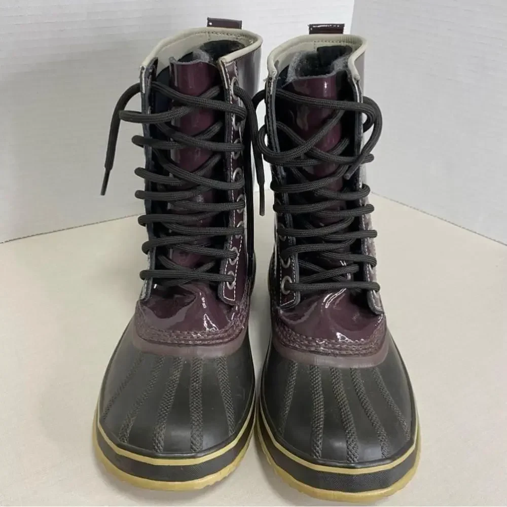 SOREL 1964 Premium Waterproof Winter Boot - Wine Patent - 6 - China